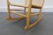 Sedia a dondolo J16 di Hans Wegner per Fredericia, Danimarca, 1977, Immagine 12