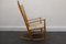 Sedia a dondolo J16 di Hans Wegner per Fredericia, Danimarca, 1977, Immagine 2