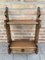 Small Mid-Century Walnut Wall Shelf with One Drawer, 1960s 1