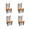 Antique Rustic Dining Chairs, Set of 4, Image 5