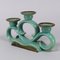 French Art Deco Ceramic Candleholder, 1940s 4