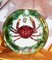 Majolica Decorative Plates with Crab and Lobster, 1940s, Set of 2 8