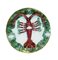 Majolica Decorative Plates with Crab and Lobster, 1940s, Set of 2 6