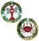 Majolica Decorative Plates with Crab and Lobster, 1940s, Set of 2, Image 1
