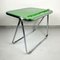 Mid-Century Green Plato Foldable Desk by Giancarlo Piretti for Castelli / Anonima Castelli, 1970s 1