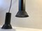 Minimalist Danish Black Ceiling Lamps from Lyfa, 1980s, Set of 2, Image 3