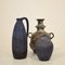 German Blue, Brown, Green & White Ceramic Amphora Vase, 1970s 3