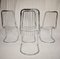 Chaises de Salon en Chrome par Gastone Rinaldi, Italie, 1970s, Set de 4 6