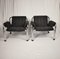 Chrome Armchairs by Viliam Chlebo, 1980s, Set of 2 3