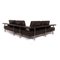 Dono Brown Leather Sofa by Rolf Benz 12