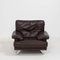 Melodie Brown Leather Armchair from Ligne Roset 2