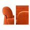 Vintage Brick Color Armchairs, Image 6