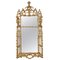 Chippendale Handcrafted Rectangular Gold Foil Wood Mirror, Spain, 1970s 1