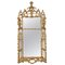 Chippendale Handcrafted Rectangular Gold Foil Wood Mirror, Spain, 1970s, Image 1