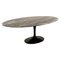Ovaler Tisch in Schwarz von Eero Saarinen für Knoll International 1