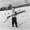 Slim Aarons, Ski Starter, limitierte Auflage T-Shirt Druck Druck, 1955, später bedruckt 1