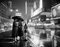 Rainy Time Square, 1953, Silbergelatine Druck, Übergroße 1