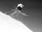 Skisprung, Druck aus Silbergelatine Faser - Übergroßer 1956 Druck Später 1