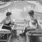Backgammon by the Pool, 1959, Limited Estate Stamped, XL Large 2020 1