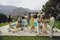 Party am Pool - Slim Aarons - Colour Photography 20th Century, 1970 1