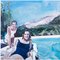 Poolside Smiles, Oil on Canvas, 2010, Image 1