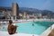 Monte Carlo Dachterrassen-Pool, Slim Aarons Estate Druck, 1975 1