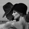 Dasha & Mari, Models in Hats, Limited Edition, 2019 1