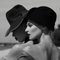 Dasha & Mari, Models in Hats, Limited Edition, 2019, Image 1