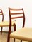 Danish Teak 78 Dining Chairs by Niels Otto Møller for J.L. Møllers, 1950s, Set of 2, Image 9