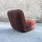 French Velvet Convertible Armchair, 1970s 4