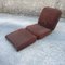 French Velvet Convertible Armchair, 1970s 8