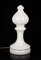 Glass Bishop Chess Table Lamp by Ivan Jakeš for Osvětlovací Sklo Valašské Meziříčí, 1970s 1