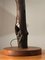 Skulpturale französische Tischlampen aus Ebenholz, 1950er, 2er Set 10