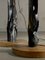 Sculptural French Ebony Table Lamps, 1950s, Set of 2, Image 2