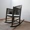 Antique Swedish Sunburst Rocking Chair 15