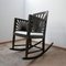 Antique Swedish Sunburst Rocking Chair, Image 15