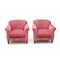 Pink Velvet Armchairs, 1960s, Set of 2 4