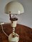 Lámpara de mesa articulada de bronce lacado, años 40, Imagen 3