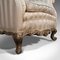 Antique French Beech & Fabric Tub Armchair, Circa 1900 12