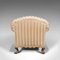 Antique French Beech & Fabric Tub Armchair, Circa 1900, Image 6