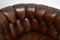Antique Swedish Leather Chesterfield Armchairs, Set of 2 11