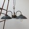 Vintage Triple Mercury Shade Pendant Lamp 10