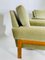 Modernist Velvet Lounge Chairs, 1950s, Set of 2 4