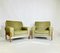 Modernist Velvet Lounge Chairs, 1950s, Set of 2 1