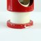 Austria Red & Cream Metal Rocket Table Lamp, 1970s 8