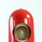 Austria Red & Cream Metal Rocket Table Lamp, 1970s, Image 3