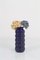 Tall German Dark Blue Ceramic Vase by Scheurich, 1970s, Image 6