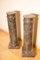Vintage Round Faux Marble Columns, Set of 2, Image 1