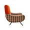 Italian Cotton & Velvet Lady Armchair by Marco Zanuso for Arflex, 1950s, Image 4