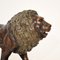 Big German Art Deco Lion Sculpture in Ceramic, Terracotta Copper, 1930, Image 13